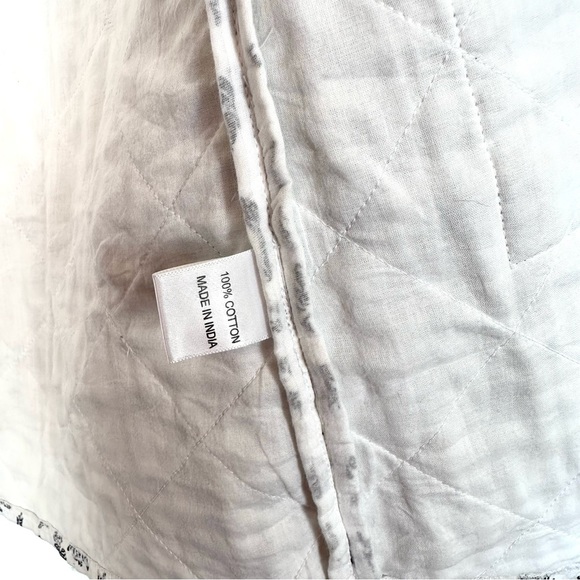 BOBBIE WREN CLAD & CLOTH QUILTED FLORAL PRINT OPEN FRONT JACKET CARDIGAN SzS - Picture 11 of 14